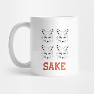 For Fox Sake Mug - Four Fox Sake III by thudcreative